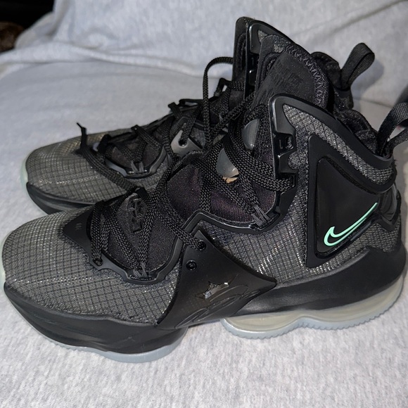 Nike Lebron 19 Black Aqua (GS) Kids❤️❤️